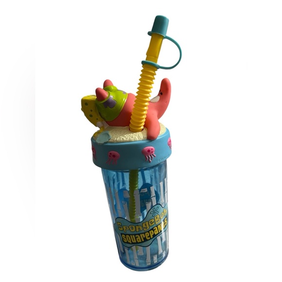 Sponge Bob / Patrick Tumbler Zak Designs With Covered Straw MINT CONDITION - Picture 5 of 6